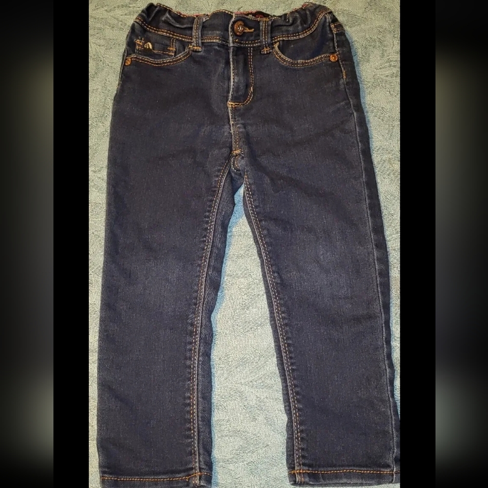 Girls 3T Jordache Skinny Jeans Snap Closure Strech Waist